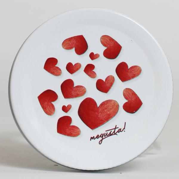 megusta!® 16 Ersatzdeckel für megusta-Einmachgläser 200 ml | Ø 74 mm | weiß oder Herzmuster